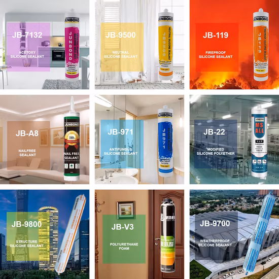 Gp Acetic Glass Sealant Adhesive Transparent RTV Silicone Glue Waterproof Silicone Sealant Price